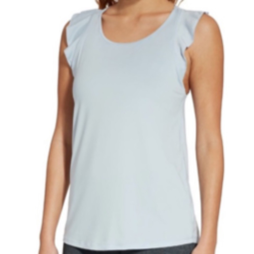 Calia ruffle sleeve workout top